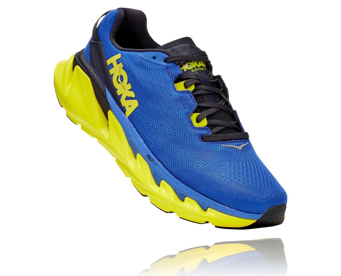 Hoka One One Elevon 2 South Africa - Mens Wide Running Shoes - Blue / Rose,BHPYT-4196